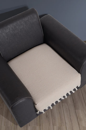 SteweHome Πολυθρόνας Π70xΜ95cm Μπεζ