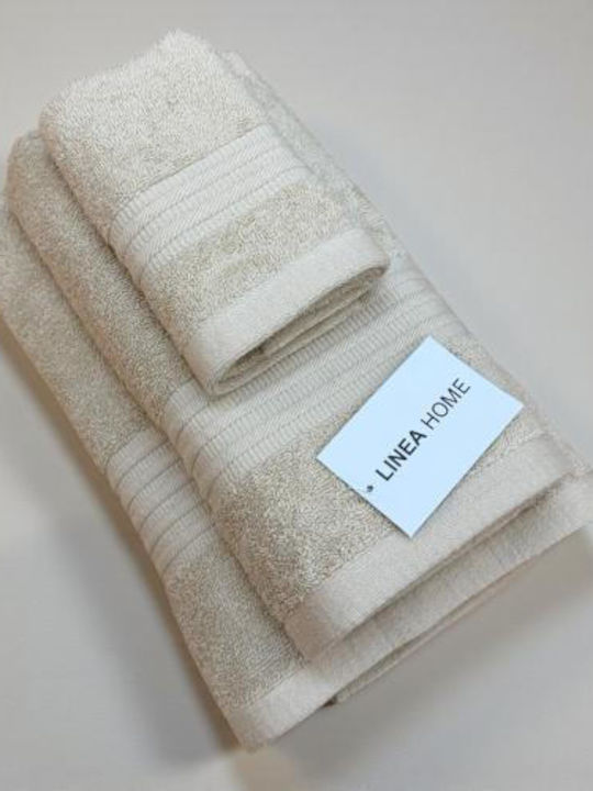 Linea Home Πετσέτα Προσώπου Monde 50x90εκ. Bambaki Βάρους 480gr/m²