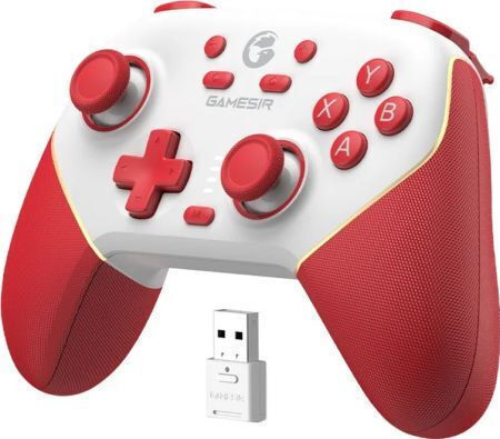 Gamesir T4n Pro Ασύρματο & Ενσύρματο Gamepad για Switch 2 Red / White