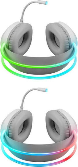 Defender Eclipse On Ear Gaming Headset με σύνδεση USB Λευκό