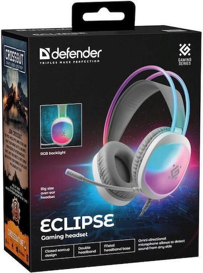 Defender Eclipse On Ear Gaming Headset με σύνδεση USB Λευκό
