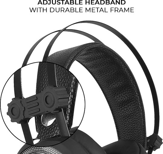 ERT Group Avengers Über Ohr Gaming-Headset mit Verbindung USB Schwarz