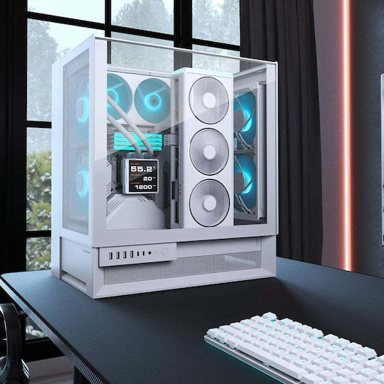 Cougar Poseidon Vistek Υδρόψυξη AIO CPU με 2 Ανεμιστήρες 120mm και ARGB Φωτισμό