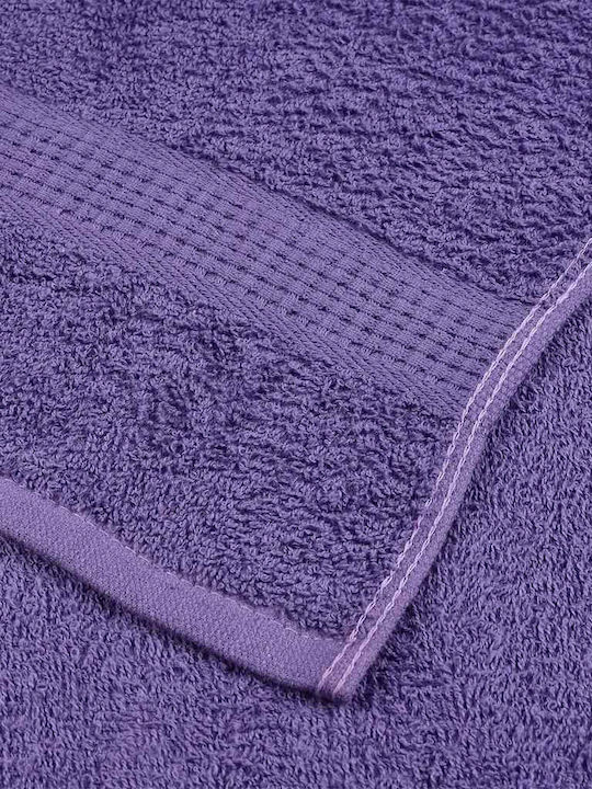 vidaXL Body Towel 70x140cm Purple 2 Pieces Weight 360gsm