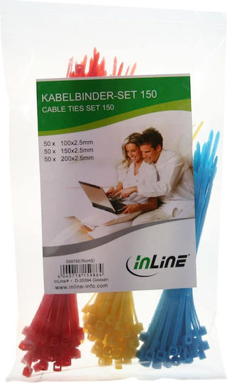 InLine Δεματικά Καλωδίων Πλαστικά (150τμχ) (59978E)