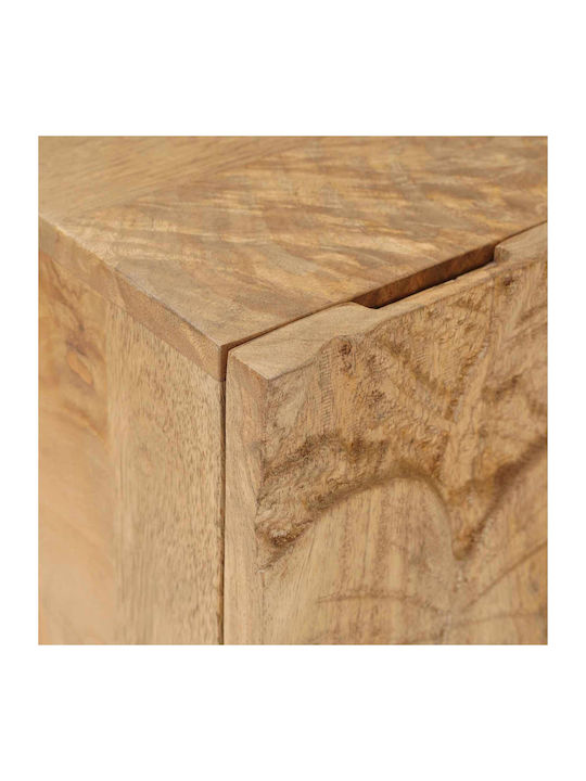 Κομοδίνο Ξύλινο Καφέ 40x30x40cm