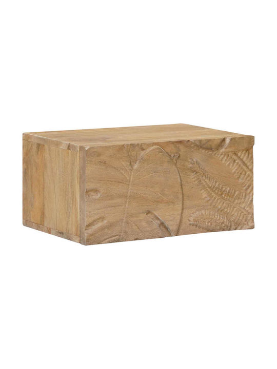 Wooden Brown Bedside Table 40x30x20cm
