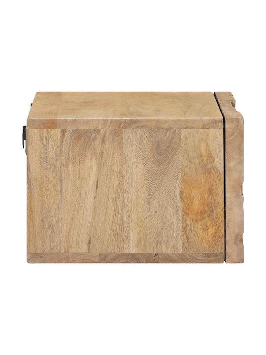 Wooden Brown Bedside Table 40x30x20cm