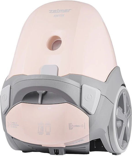 Zelmer ZVC352 Electric Vacuum Cleaner 900W Bagged 3.5lt Pink