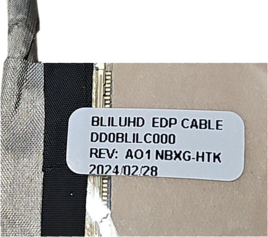 Screen Flex Cable Toshiba Satellite S55 Series L50 L50b L50d-b L50-b-1k1 L50dt L50dt-b L50t L50d-b-10q L55-b L55d-b L55t-b S55-b S55t-b LCD LED Video Cable A000294560 Dd0blilc030 Dd0blilc020 Dd0blilc000 Code 1-flex0604