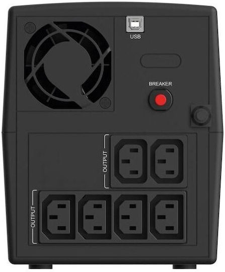 Green Cell UPSLP1050 Unitate UPS Linie Interactivă 1500VA 1050W