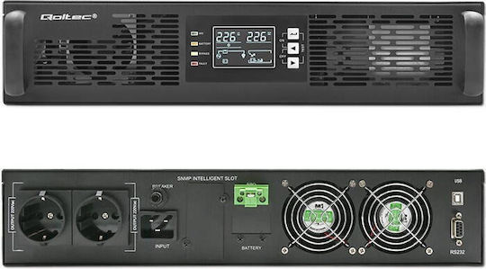 Qoltec 52286 UPS On-Line 2400W