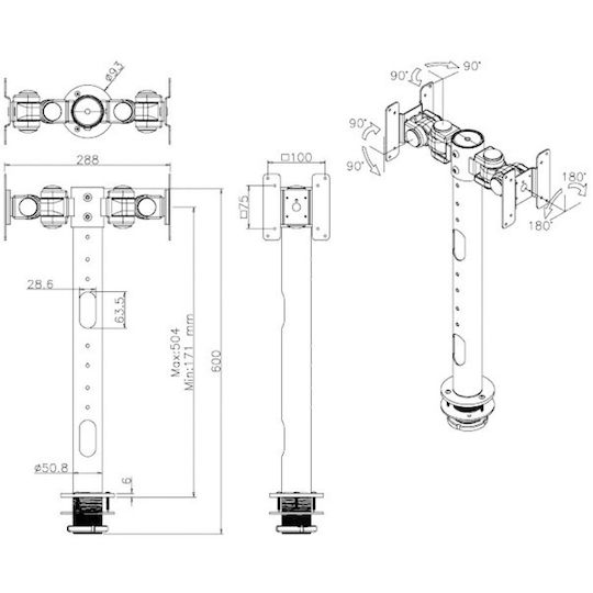 Newstar FPMA-D050DBLACK