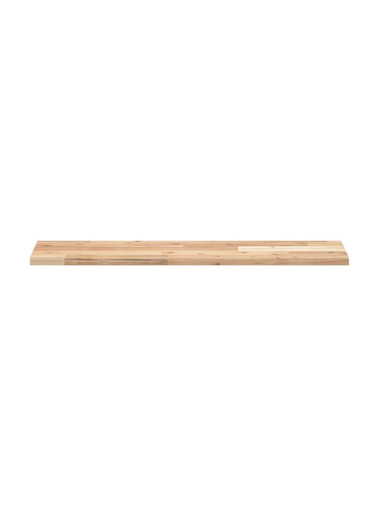 vidaXL Rectangular Bookcase Shelf Made of Solid Wood in Brown Colour 80x20x2cm 3279344 2 Pieces