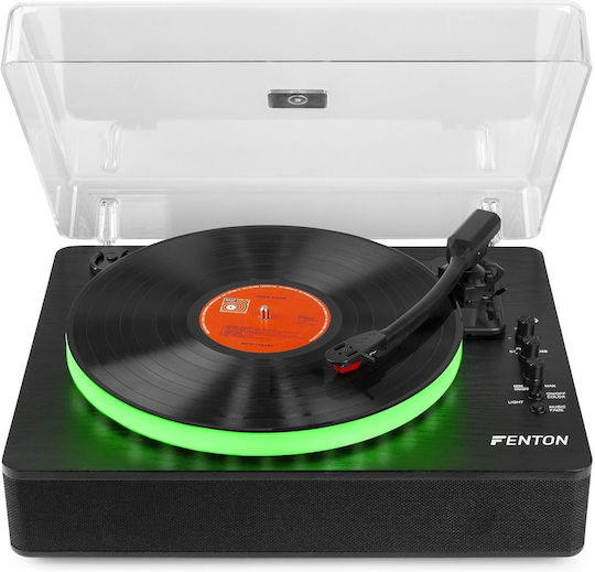 Fenton RP162LED 102.123 Πικάπ με Προενίσχυση και Ενσωματωμένα Ηχεία Μαύρο