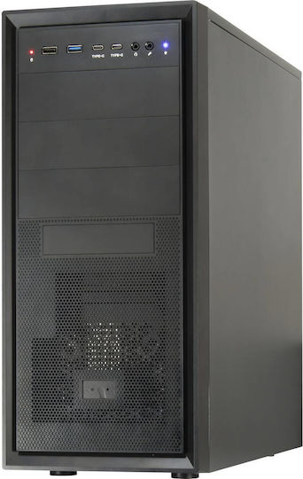 Inter-Tech 8862 Midi-Turm Computergehäuse Schwarz