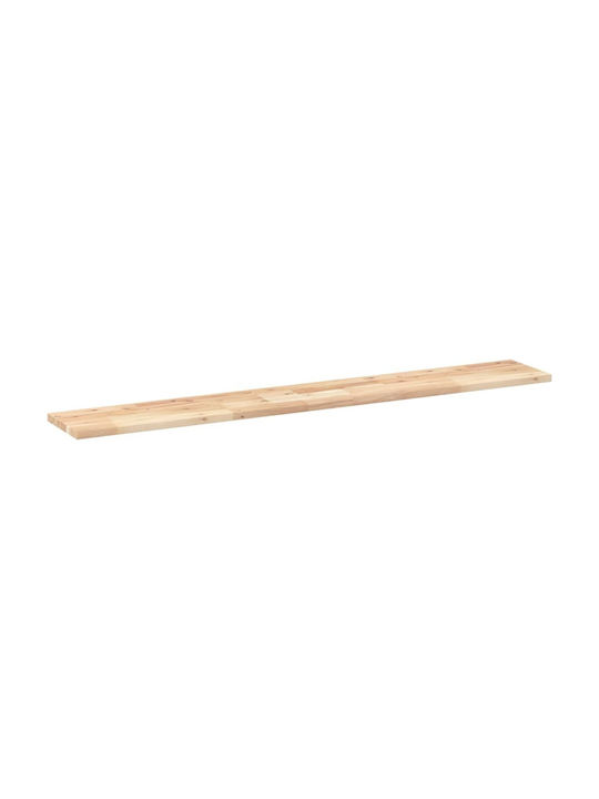vidaXL Rechteckiges Bücherregal aus Massivholz Akazie 120x20x2cm 4008734