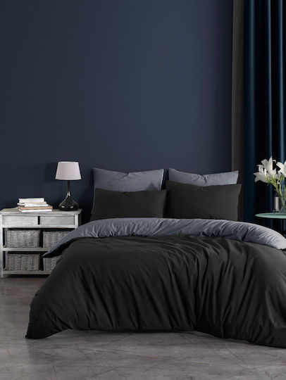 Rebeka Home Подредба Двойна 200x220 см Сив