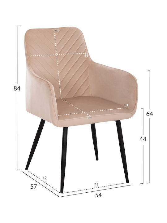 Dining Set Sedar with 4 Chairs 120x120cm
