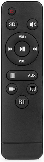 Power Dynamics PowerlineB100B Integrierter Kommerzieller Verstärker 4.0 Kanäle 25W/4Ω 20W/8Ω mit 1 Zone und USB/Bluetooth Verbindungen