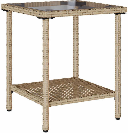 Garten- und Outdoor-Möbelsets Wohnzimmer Typsatz 2 Stück Beige mit Kissen