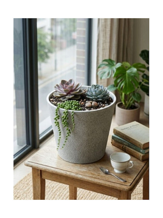 Harmony Skiathos Flower Pot White 40x40x35.5cm