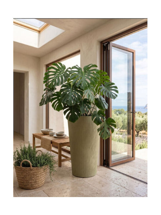 Harmony Skopelos Flower Pot Taupe 36.5x36.5x62cm