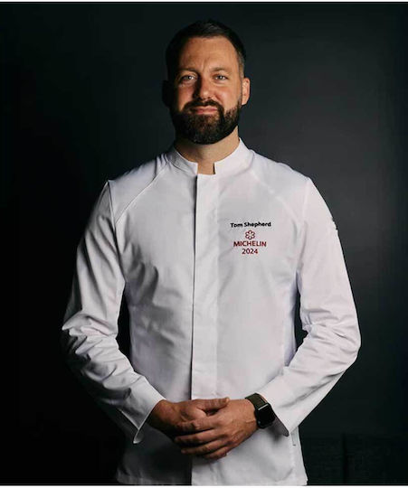 Lafont Палто Готвач 100% Памук Мъжко Бежов Basil 2
