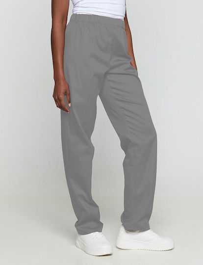 Velilla Unisex Pantaloni medicali Gri din Bumbac și Poliester