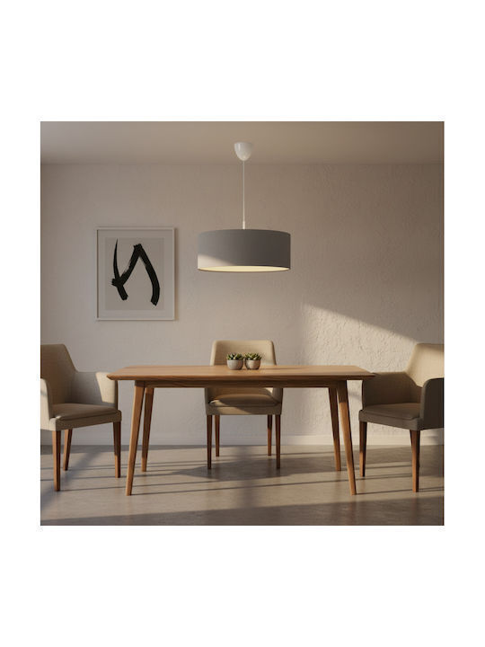 Pakketo Pwl-1091 Pendant Light Gray with Socket E27 38x38x21cm