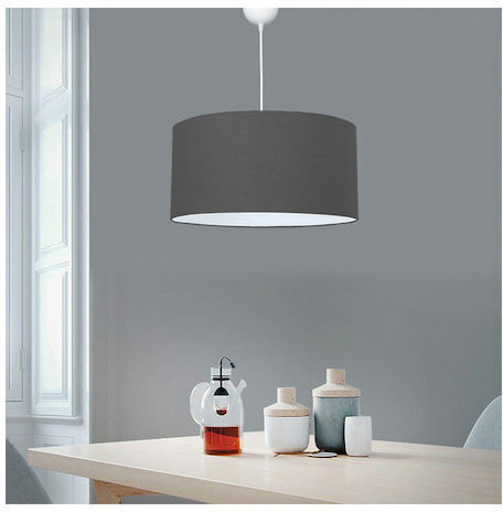 Pakketo Pwl-1091 Κρεμαστό Φωτιστικό Γκρι με Ντουί E27 38x38x21εκ.