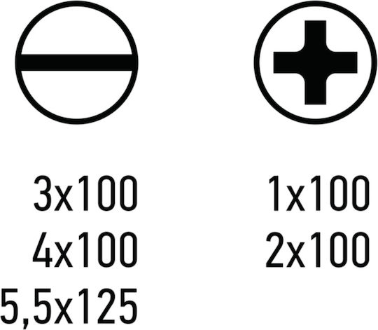 FFG Σετ 6 Κατσαβίδια Ηλεκτρολόγου 1000V