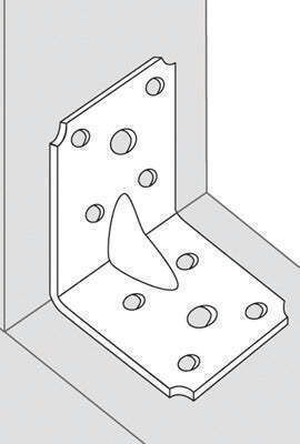 Metal-con Unghiul de conectare pentru Pergolă Galvanizat 9x9cm 1buc