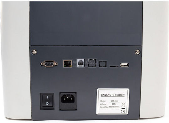 ICS BCS 160 Καταμετρητής Χαρτονομισμάτων Μικτής Καταμέτρησης με Ταχύτητα 1200/min & UV| MG| IR Ανίχνευση Πλαστών