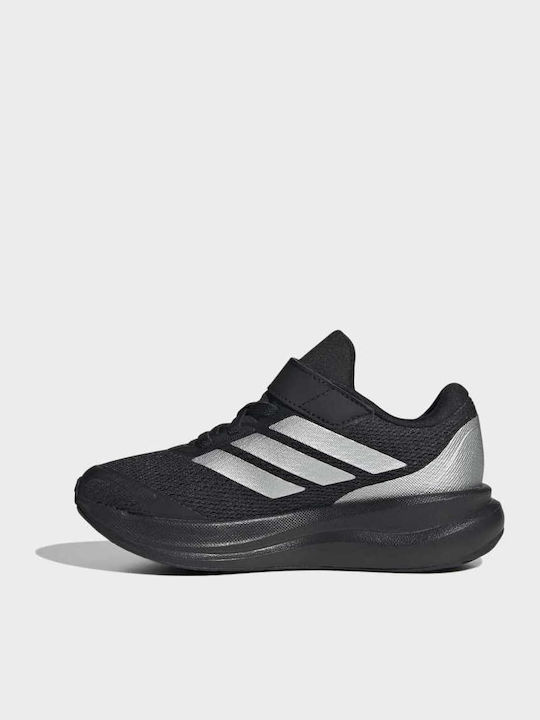 Runfalcon Kids Sports Shoes Running With Hoop & Loop Closure Black