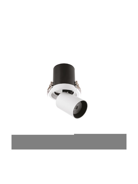 Inlight LED Ρυθμιζόμενο Λευκό Σποτ με 10 Φώτα