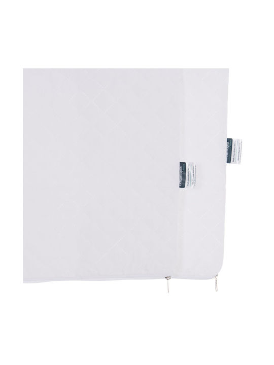 Freebox Set Wasserdichte Gesteppt Kissenbezüge Weiß 50x70cm