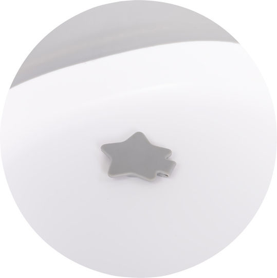 Chipolino Klappbare Baby-Badewanne mit Thermometer Grau
