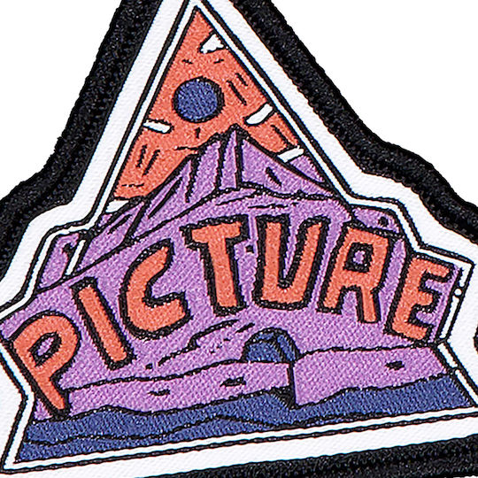 Picture Organic Clothing Fabric Sewing Patch Purple
