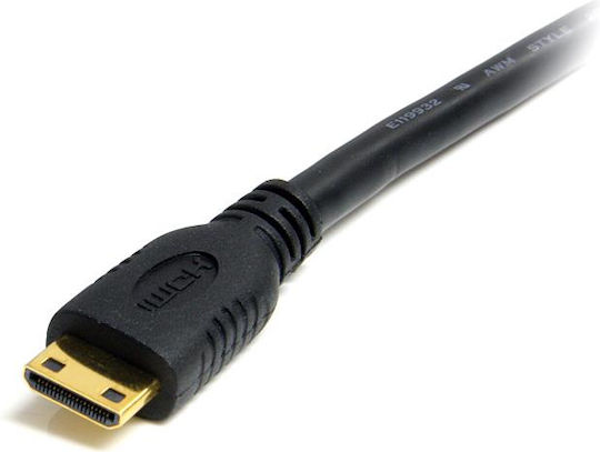 StarTech HDMI 1.4 Hochgeschwindigkeits 1080p 120Hz Kabel HDMI-Stecker - Mini-HDMI-Stecker 2m Schwarz