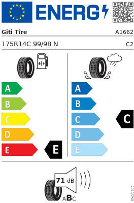 GT Radial 175R14 99NN Light Truck Tyre