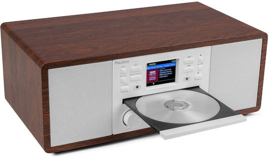Audizio Ηχοσύστημα 2.0 Avola 60W με CD Player, WiFi και Bluetooth Ασημί