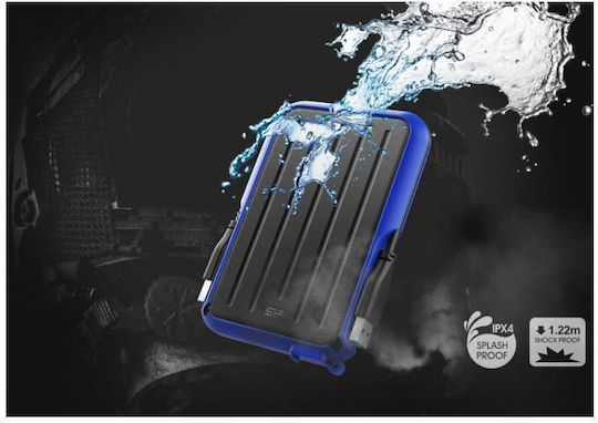Silicon Power Armor A66 USB 3.2 External 2.5" HDD 5TB Black / Blue