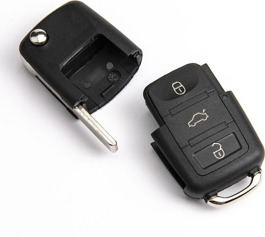 Телеремонт Ключ За Кола Електронен Vw Seat Skoda Id48 Hu66 1k0959753