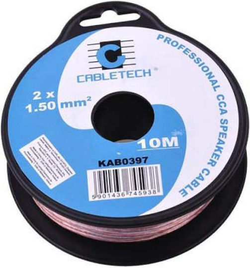 Cabletech Lautsprecherkabel Unterminiert 10m KAB0397