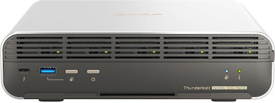 QNap NAS με 5 θέσεις για M.2 και 2 θύρες Ethernet (TBS-h574TX-i3-12G)