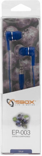 Sbox Ακουστικά Ψείρες In Ear EP-003 Μπλε