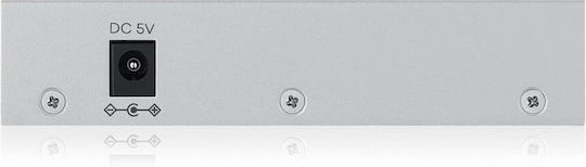 Zyxel GS1200-5V3-EU0101F v3 Managed L2 PoE+ Switch with 5 Gigabit (1Gbps) Ethernet Ports