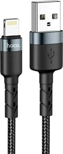 Hoco SU99 Geflochtenes USB-A zu Lightning Kabel Schwarz 1m