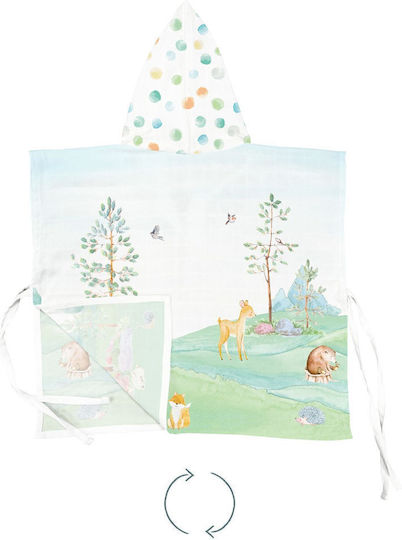 SteweHome Kinder Strandponcho Beiges